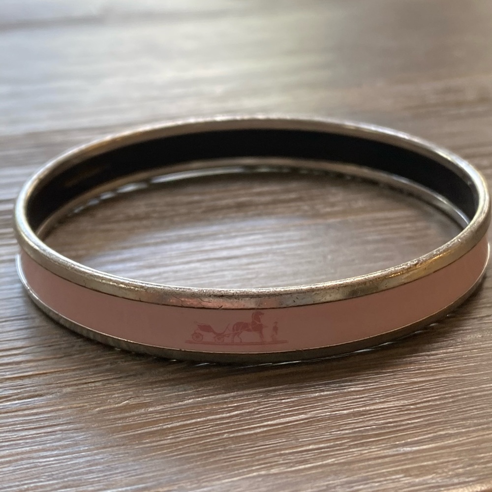 HERMES Caleche Enamel Bangles - Picture 3 of 8